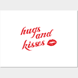 Valentine's Day hugs and kisses Posters and Art